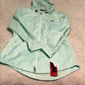 New balance mint color windbreaker brand new